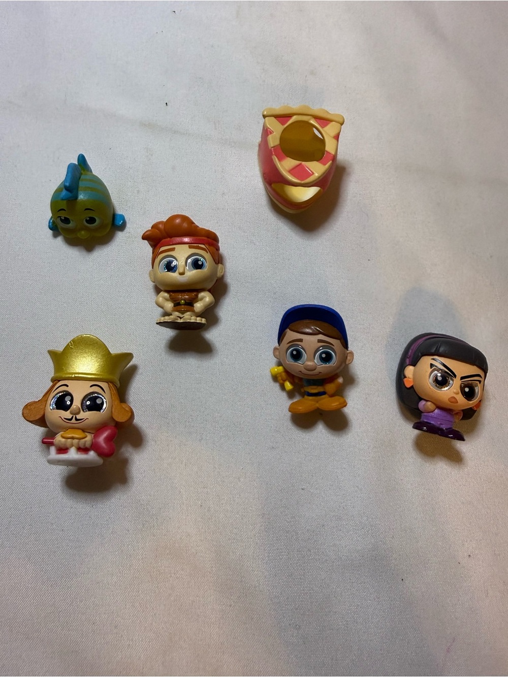 Disney Mini Figure Set with Blue, Gold, Purple, Pink & Orange Accents